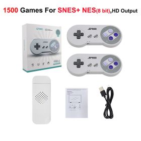 SF900 Retro Game Console HD Video Game Stick With 1500 Games for SNES Wireless Controller 16 Bit Consolas De Videojuegos for NES