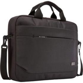 Case Logic Advantage Carrying Case (Attach) for 10.1" to 14" Notebook, Tablet PC, Pen, Electronic Device, Cord - Black