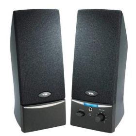 Cyber Acoustics CA-2014rb 2.0 Speaker System - 4 W RMS - Black