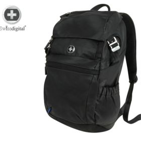 Swissdigital Design Soundbyte Carrying Case (Backpack) Notebook - Black