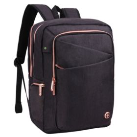Swissdigital Design Carrying Case (Backpack) for 14" Notebook - Black with Pink Accent