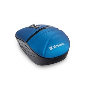 Verbatim Wireless Mini Travel Mouse, Commuter Series - Blue