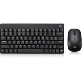 Adesso WKB-1100CB - Wireless Spill Resistant Mini Keyboard &amp; Mouse Combo
