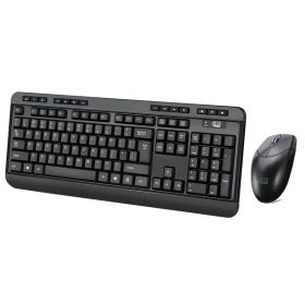 Adesso WKB-1320CB EasyTouch WKB-1320CB Antimicrobial Wireless Desktop Keyboard and Mouse