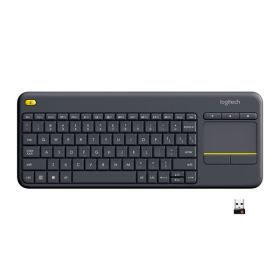 Logitech Wireless Touch Keyboard K400 Plus with Easy Media Control and Touchpad