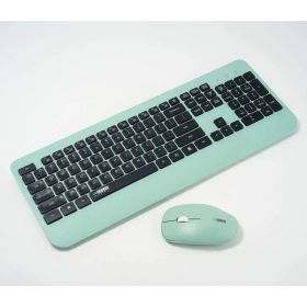 Uncaged Ergonomics KM1 Wireless Keyboard and Mouse Combo Mint Green