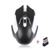 Professional 2.4GHz Wireless Optical Gaming Mouse Wireless Mice for PC Gaming Laptops Computer Mouse Gamer with USB Adapter