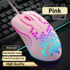 Mute Wired Gaming Mouse 1000 DPI Optical 3 Button USB Mouse With RGB BackLight Mute Mice for Desktop Laptop Computer Gamer Mouse
