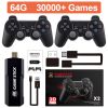 128G 40000 Games Retro Game Console 4K HD Video Game Console 2.4G Double Wireless Controller Game Stick For PSP PS1 GBA