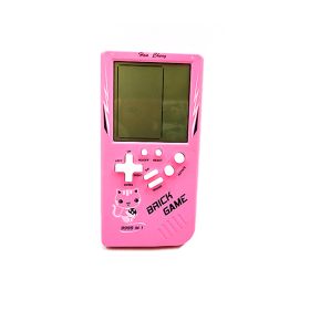 Mini Portable Retro Handheld game console Children classic nostalgic game machine Educational toys elderly Game players (Color: Pink)