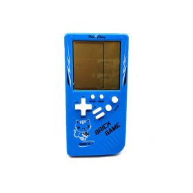 Mini Portable Retro Handheld game console Children classic nostalgic game machine Educational toys elderly Game players (Color: Blue)