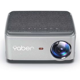 Yaber 5G Wi-Fi  Smart 1080P Gaming Projector High Color Quality Beamer Wireless Cast Projector (Color: white dot)