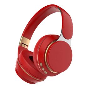Dragon Wireless Bluetooth 5.0 Gaming Headset with TF card slot (Color: Red)