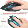 New S1 Gaming Mouse 7 Colors LED Backlight Ergonomics USB Wired Gamer Mouse Flank Cable Optical Mice Gaming Mouse