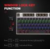 Edition Mechanical Keyboard 87 keys Blue Switch Gaming Keyboards for Tablet Desktop Russian sticker