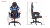 Luxury Home Furniture  Ergonomic Recliner PU Leather Racing Gaming  Chair In Nylon Racing Base